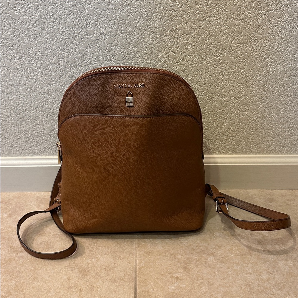 Michael Kors Adele Leather Backpack - image 3